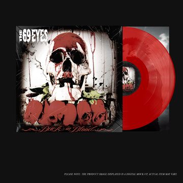 THE 69 EYES - BACK IN BLOOD (LIMITED EDITION TRANSPARENT RED VINYL)
