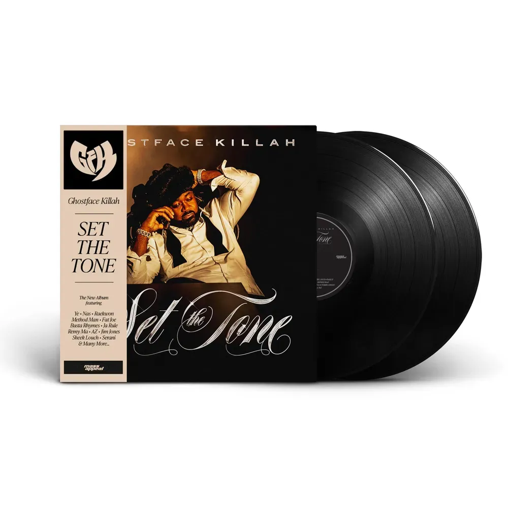GHOSATFACE KILLAH - SET THE TONE (GUNS &amp; ROSES) (BLACK VINYL W/ OBI)