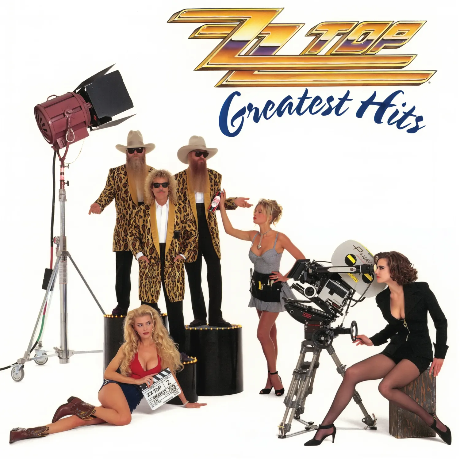 ZZ TOP - GREATEST HITS (WHITE COVER) [TRANSLUCENT YELLOW &amp; BLUE VINYL] [ROCKTOBER 2026]