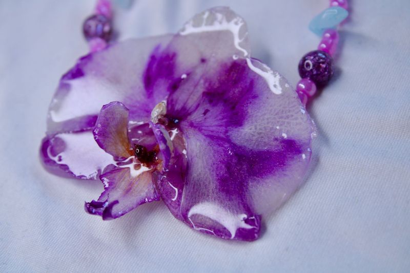 BabyBlue Orchid Bracelet