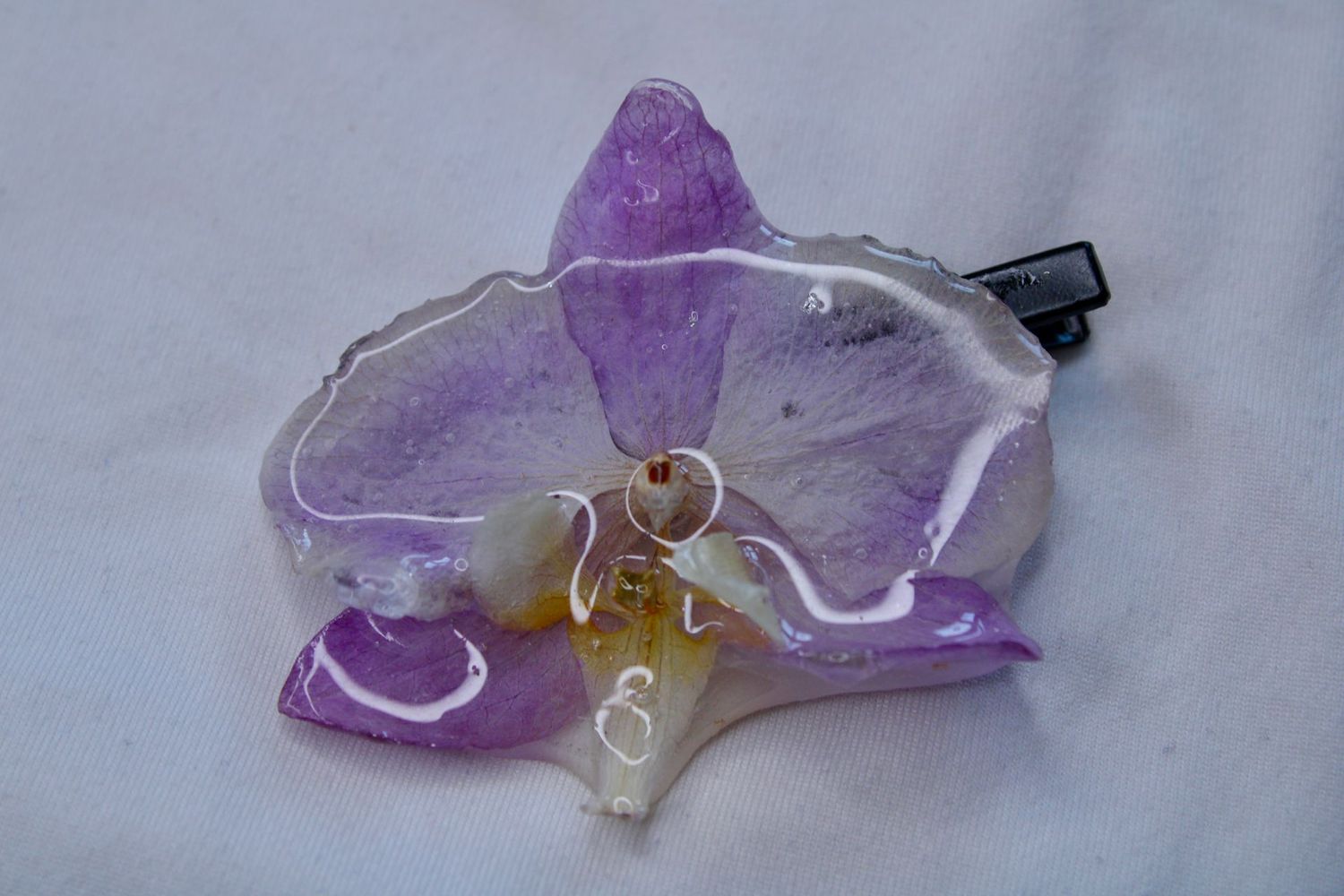 Lavender Orchid Hair Clip Lavender Orchid Hair Clip