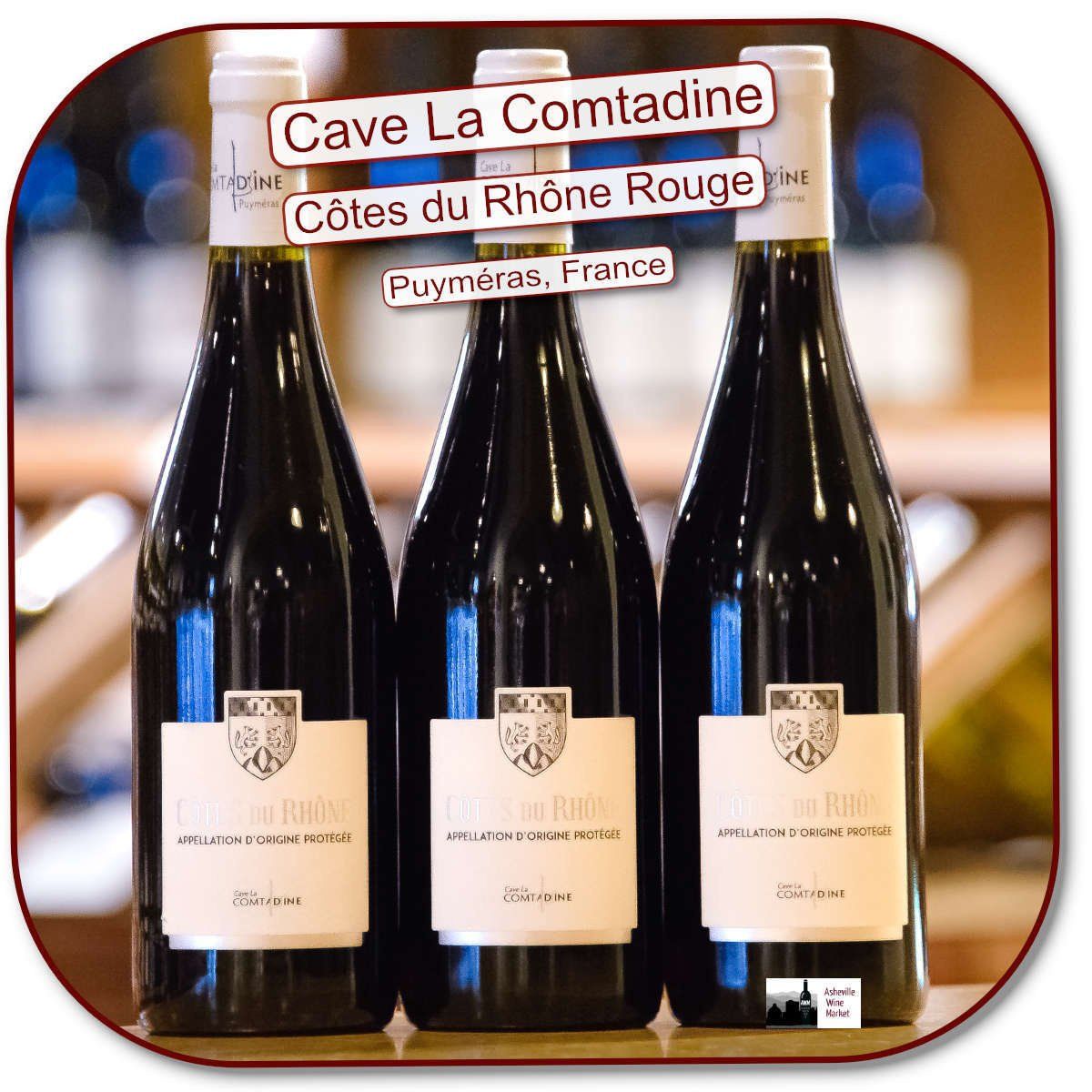 Cave la Comtadine Cotes du Rhone Rouge 21