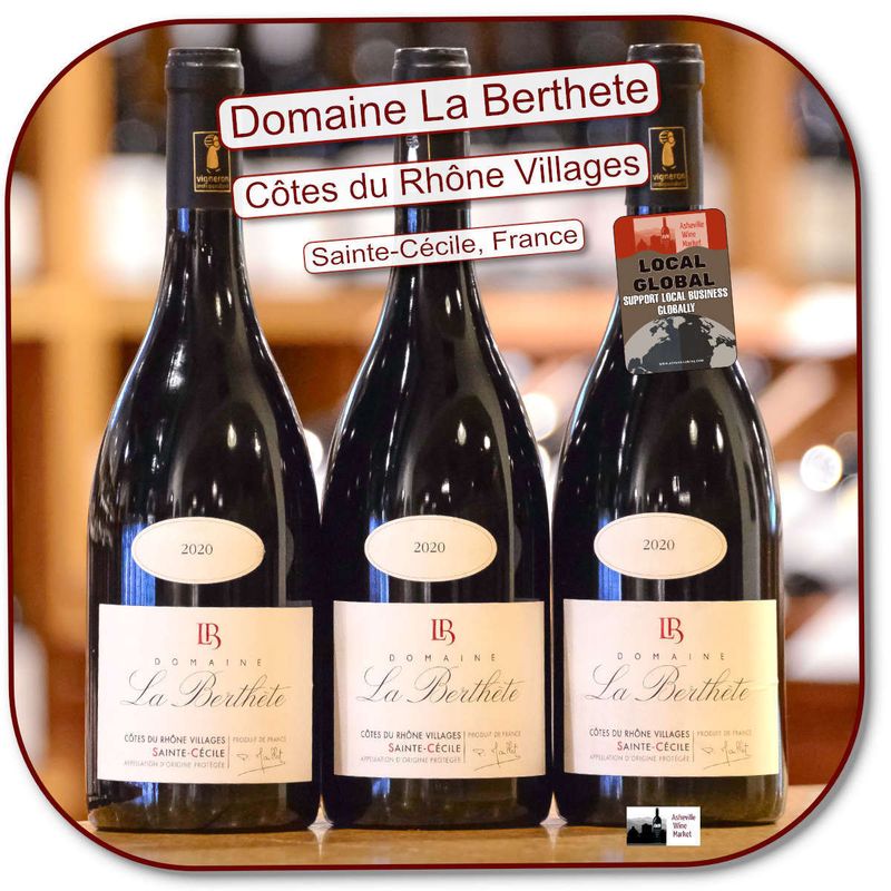 Domaine de la Berthete Saint Cecile Cotes du Rhone Villages 20