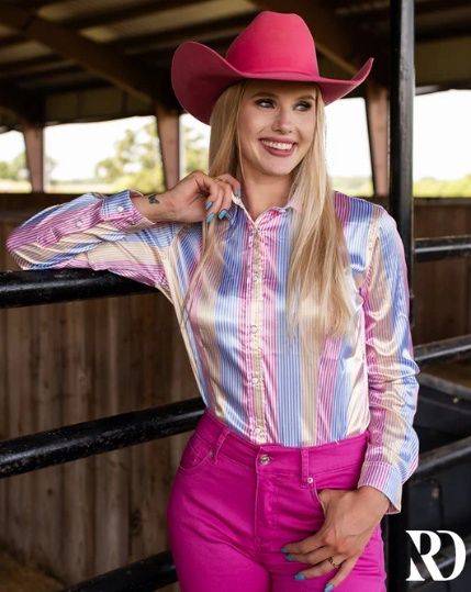 MARY KAY SATIN PERFORMANCE RODEO SHIRT