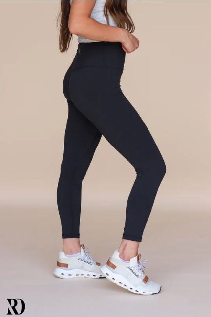 FLEECE LINED VITAL LEGGINGS | BLACK
