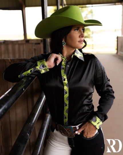 CHECKMATE SATIN PERFORMANCE RODEO SHIRT