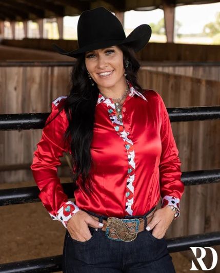 SPADES SATIN PERFORMANCE RODEO SHIRT