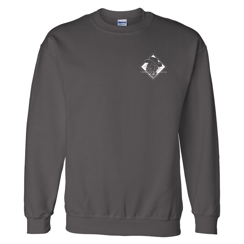 Three Sisters Ranch Crewneck - Dark Grey
