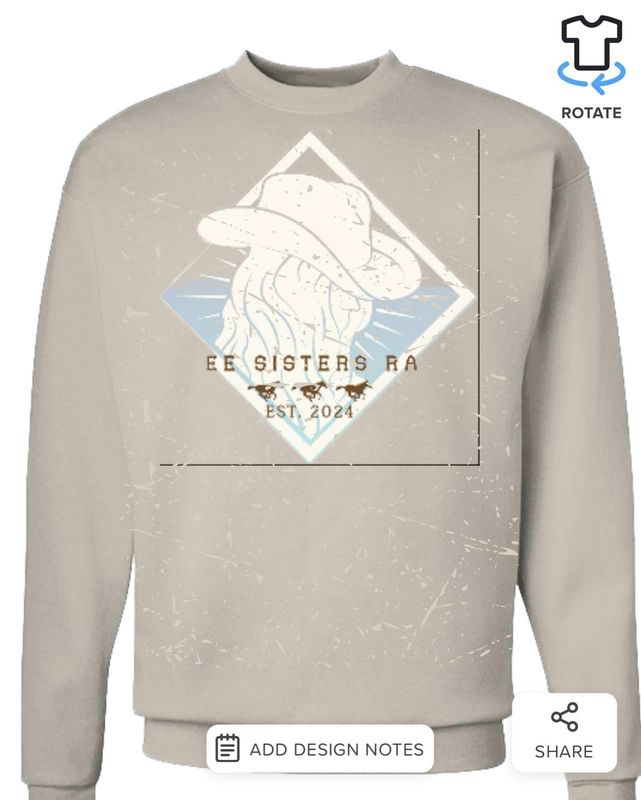 Three Sisters Ranch Crewneck - Sand
