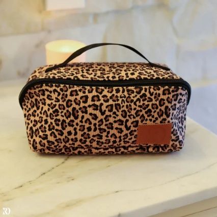 LEOPARD COSMETIC BAG