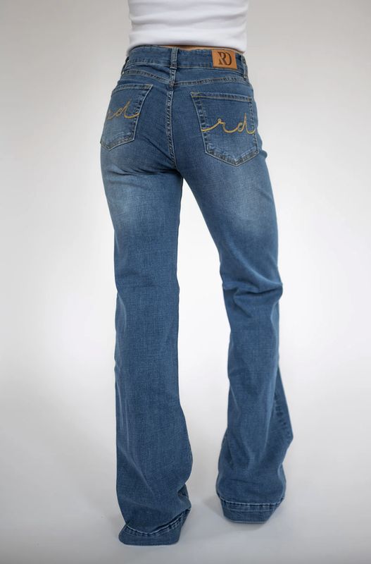 SIGNATURE TROUSER MEDIUM WASH DENIM