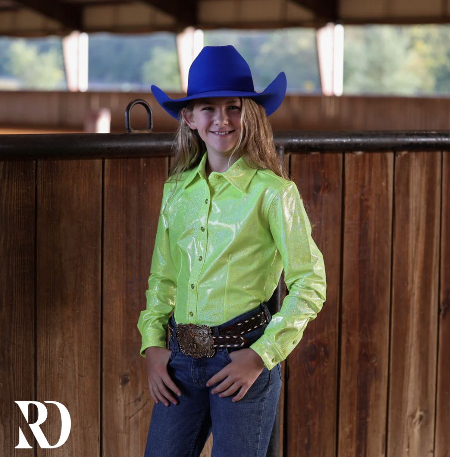 *YOUTH* LIME SPARKLE PERFORMANCE SHIRT