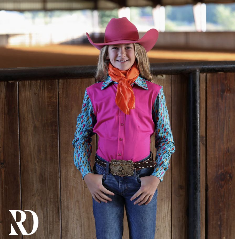 *YOUTH* LIGHTNING QUEEN RODEO SHIRT