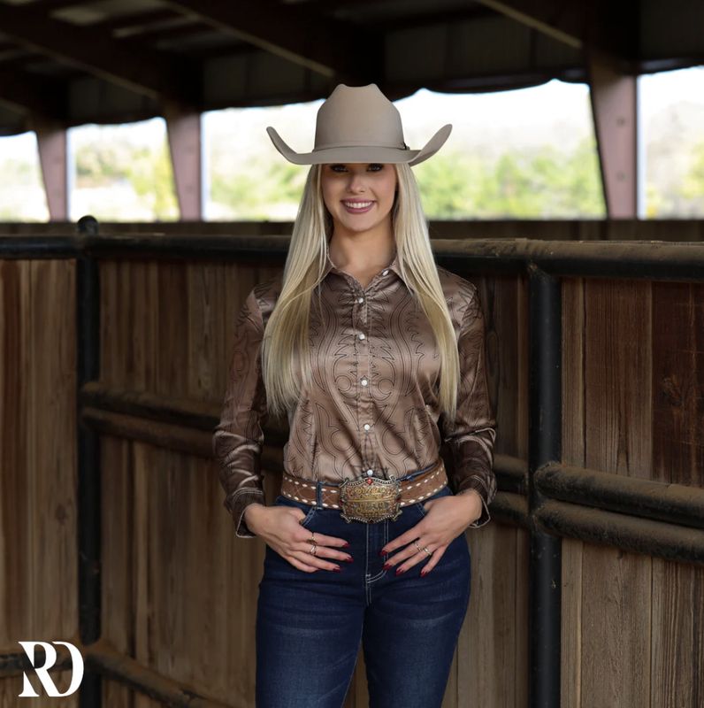 BOOTSTITCH SATIN PERFORMANCE RODEO SHIRT