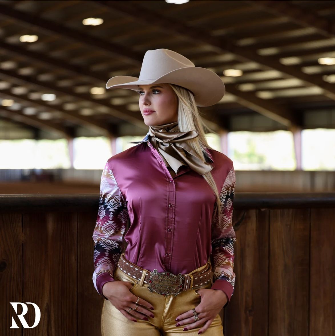 MARIANNA AZTEC SATIN PERFORMANCE RODEO