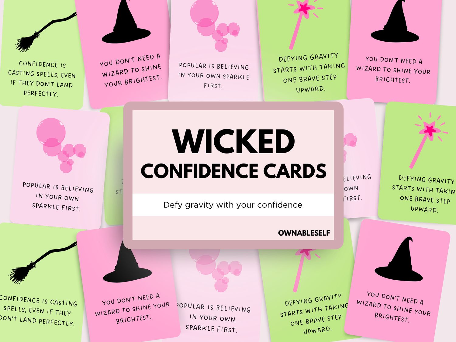Wicked Confidence Cards