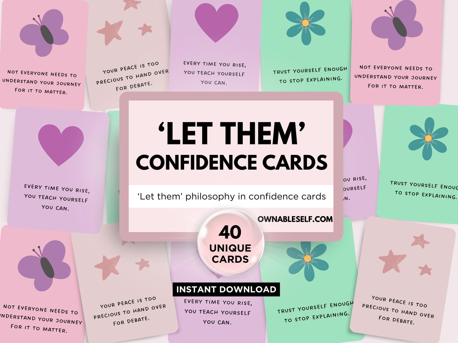 Let Them Confidence Cards