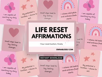 Life Reset Affirmation Cards