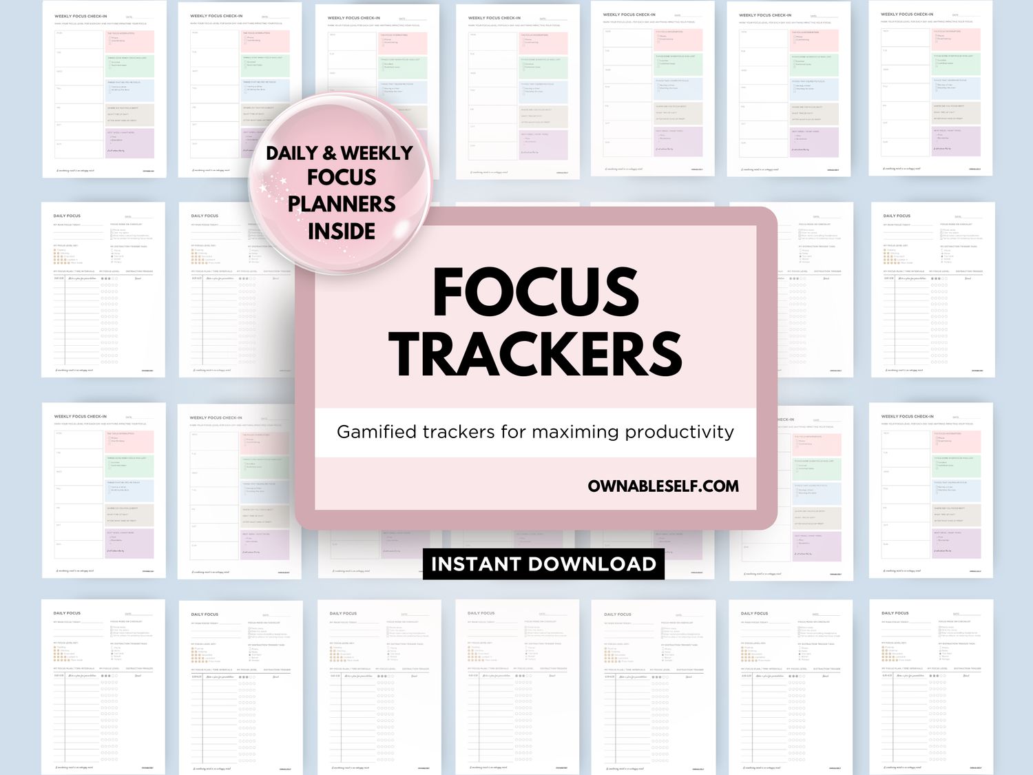 Gamified Focus Trackers
