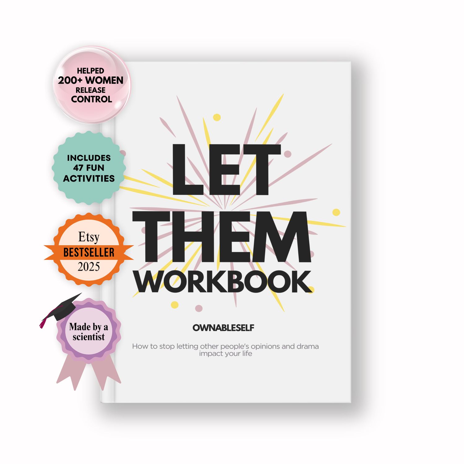 Let them workbook based on Let them theory by Mel Robbins.
