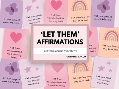 Let Them Affirmations Cards