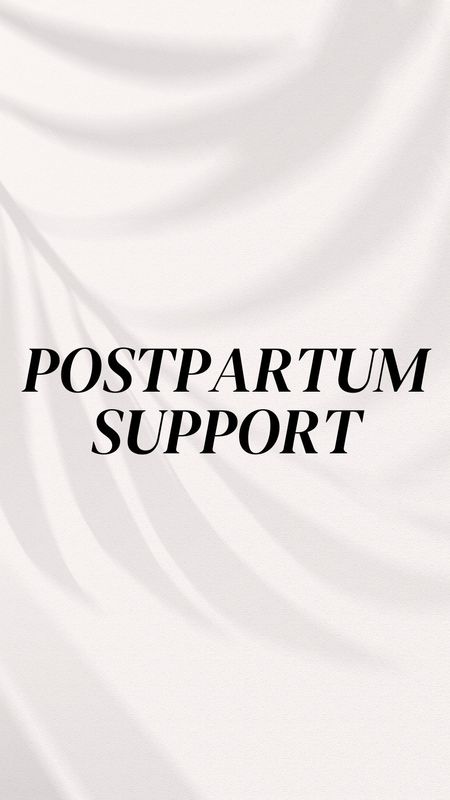 Postpartum support