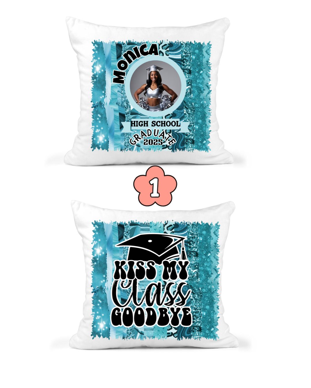 Custom Graduation Throw Pillow – Class of 2025 Personalized Gift