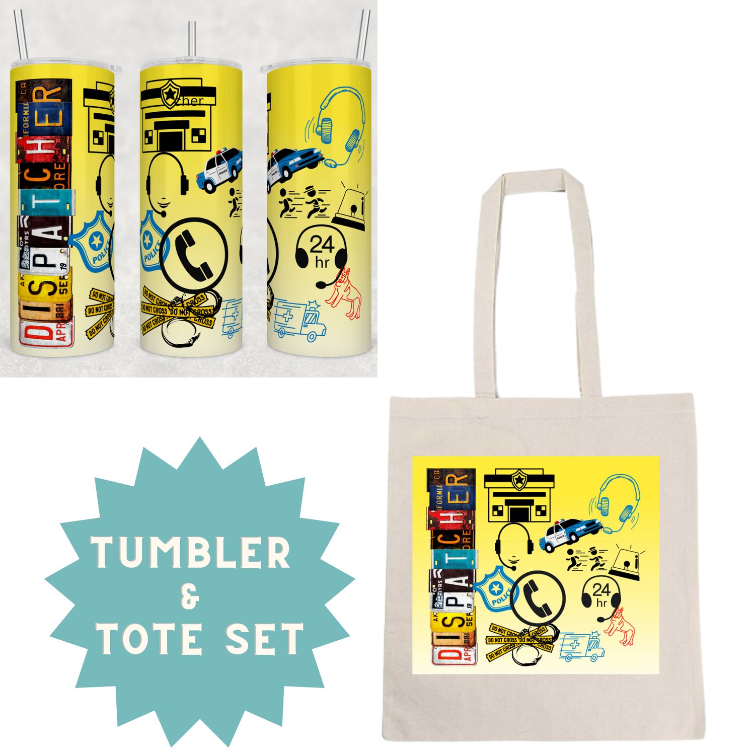 Dispatcher Tumbler &amp; Tote Set