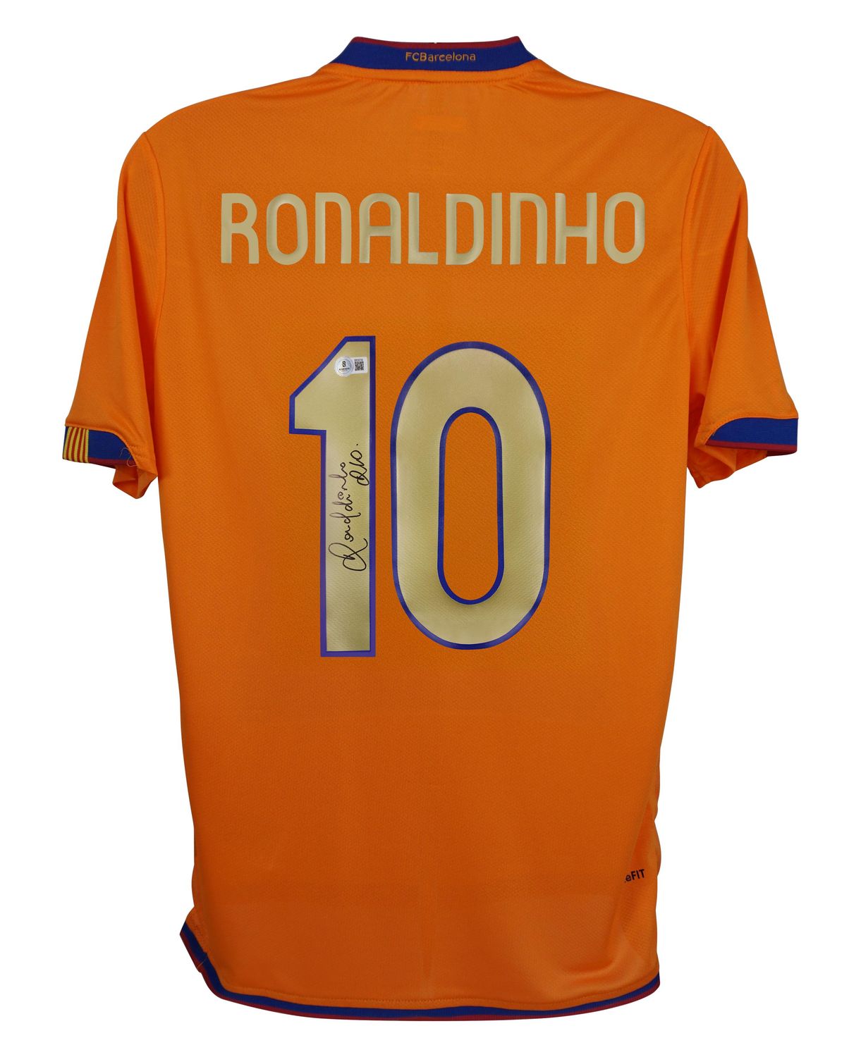 Jersey Ronaldinho 10 Barcelona 06 07 Autograph Jersey Signed Autographed Ronaldinho Beckett Authentication 2006 2007