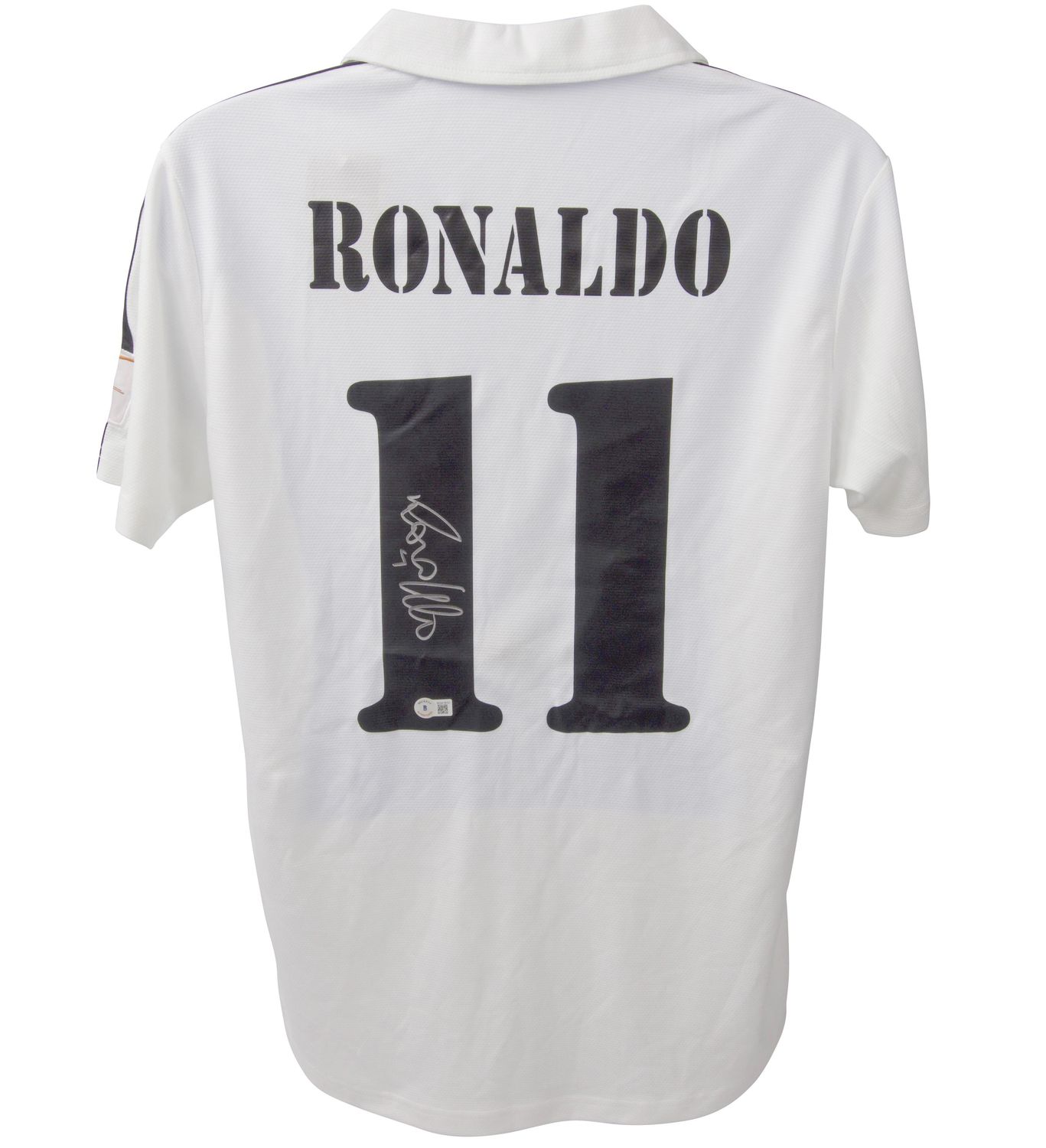 Real Madrid Trikot mit der Nummer 11 – Signiertes Fenomeno Ronaldo Trikot 2002/03 – Signiertes Fenomeno Ronaldo Trikot – Autogramm von Neymar Beckett  Replika Real Madrid Trikot mit signiertem Autogramm – RONALDO PHENOMEN O FENOMENO  Authentifizierun