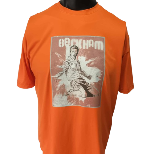 T Shirt David Beckham Manchester United  Leggend Icon Stampa Printed Sublimation T Shirt BECKHAM 7