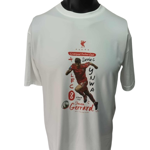T Shirt Steven Gerrard Liverpool Leggend Icon Stampa Printed Sublimation T Shirt GERRARD
