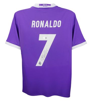 Jersey Cr7 Cristiano Ronaldo  Real Madrid Signed Autograph Ronaldo Cristiano Cr7 Final Champions League Cardiff 2017 Autographed Jersey Autograph Ronaldo Vs Juventus Real Madrid