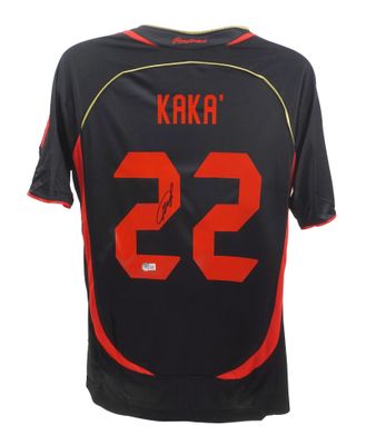 Jersey Ricardo Kaka' 22 Milan 2006-2007 Season Kaka' Autografata Jersey Signed 06/07  Kaka Ac Milan Jersey Milan Kaka Ricardo Kaka' 22 Milan 2006 2007 Season Kaka'