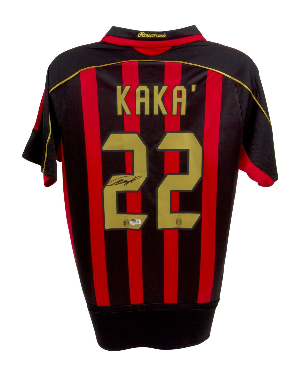 Trikot von Ricardo Kaka (22. Saison 2006–2007), signiertes Trikot (06/07), AC Mailand, Kaka-Trikot (Milan Kaka), Ricardo Kaka (22. Saison 2006–2007), signiertes Trikot (06/07), AC Mailand, Kaka-Trikot (Milan Kaka), Ricardo Kaka (22. Saison 2006–2007)