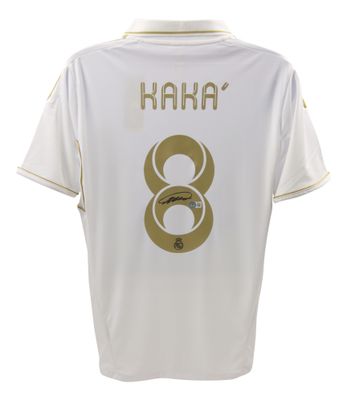 Jersey Ricardo Kaka' 8 Real Madrid 2011 2012 Season Kaka' Autografata Jersey Signed 11/12 Kaka Ac Real Madrid  Jersey Real Madrid Kaka