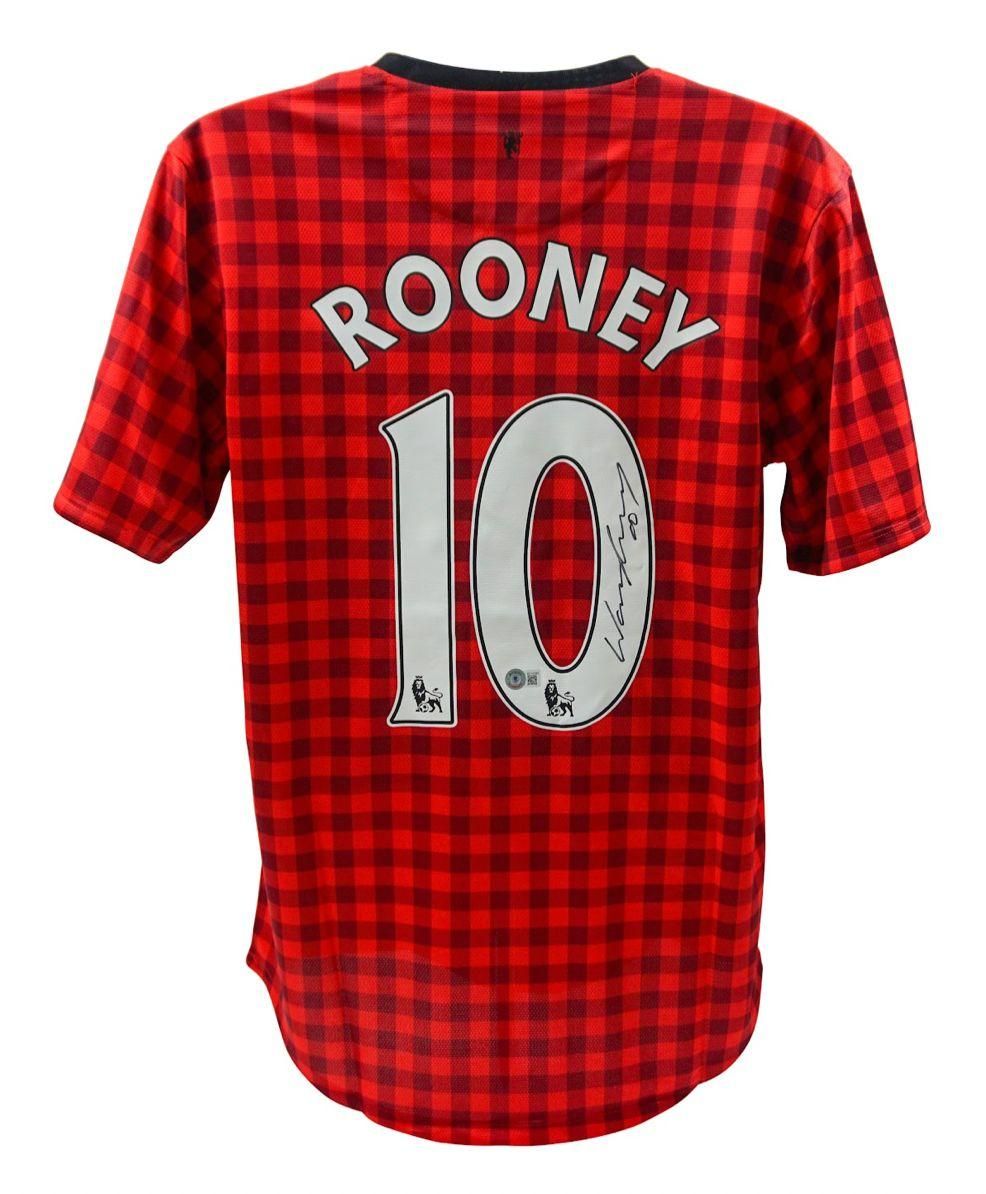 Jersey Wayne Rooney 10 Manchester United 2012 2013  Sign Autograph Jersey Signed 2012 2013 Man Utd Manchester United  Wayne Rooney Autogrograph Autographed
