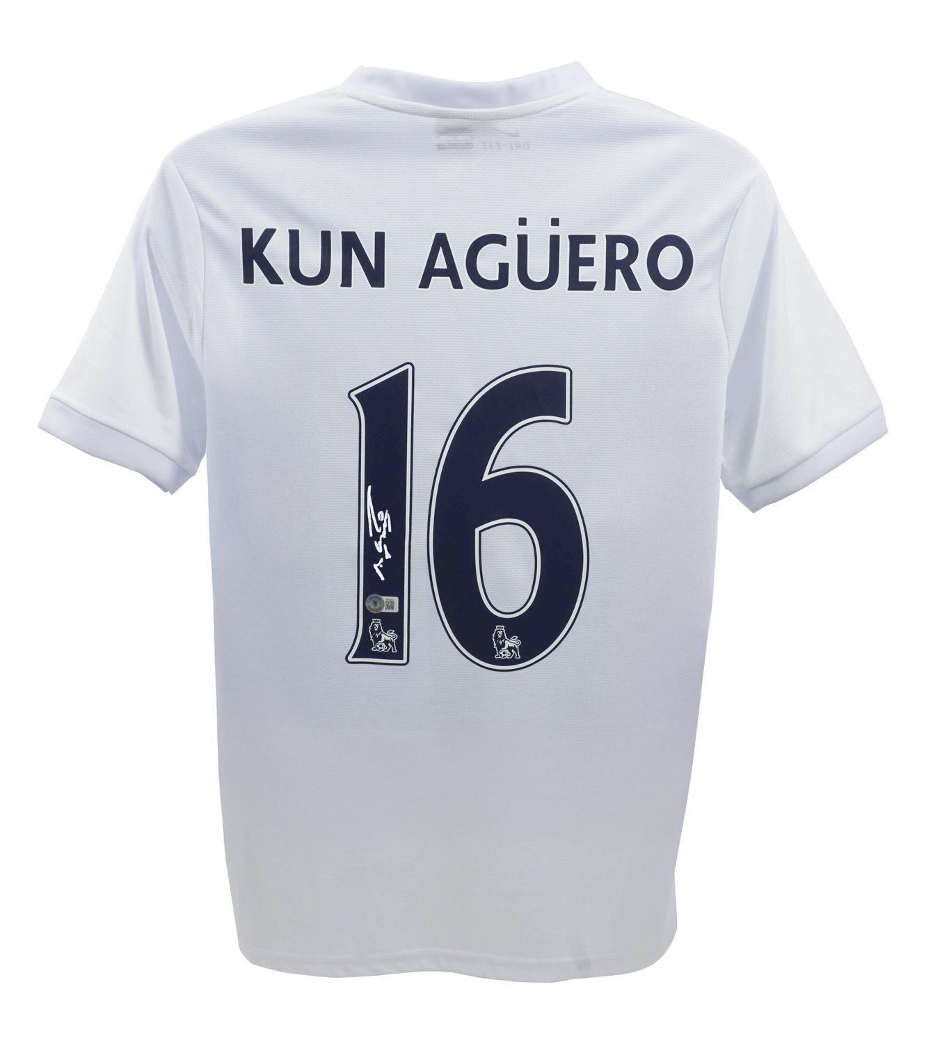 Jersey Sergio Aguero 16 Manchester City 2013 2014 Sign Autograph Jersey Signed Sergio Aguero 2013 2014 Man City Manchester City