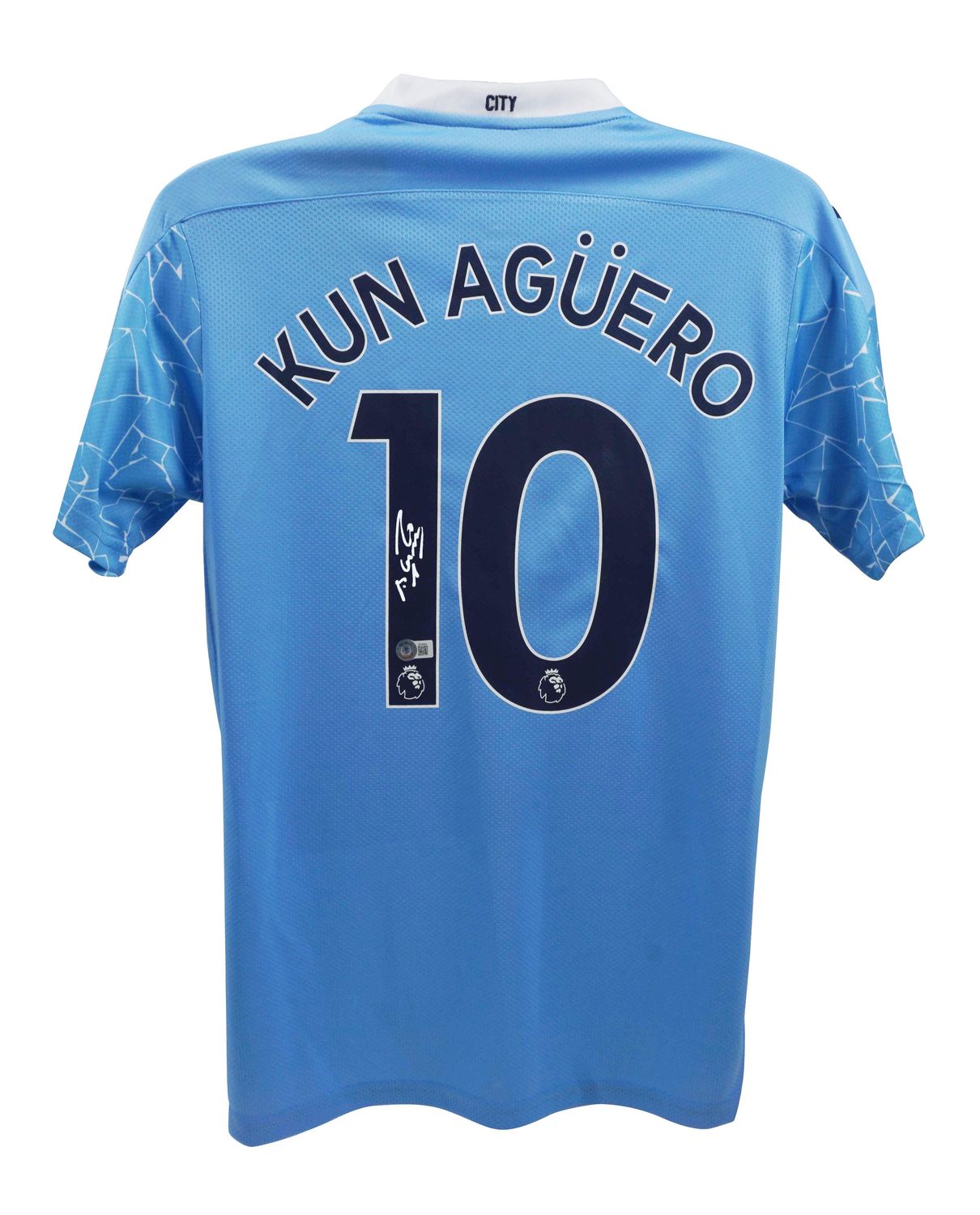 Jersey Sergio Aguero 10 Manchester City 2020 2021  Sign Autograph Jersey Signed Sergio Aguero 10 2020 2021 Man City Manchester City AGUERO 10