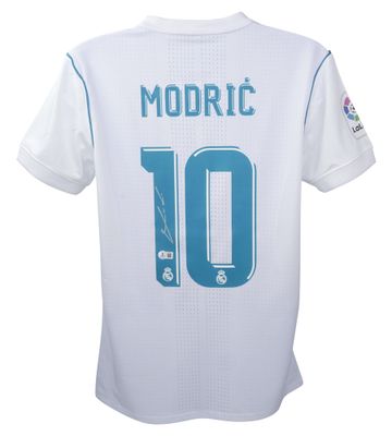 Jersey Luka Modric 10   Real Madrid Signed Autograph MODRIC Real Madrid Blancos 2016 2017 Autographed Jersey Autograph Luka Modric 16/17 Real Madrid