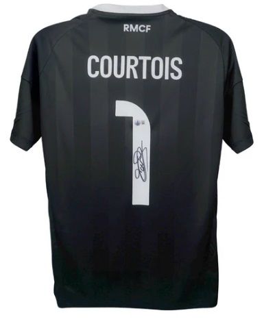 Jersey Courtois Thibaut 1 Goalkeeper  Real Madrid Signed Autograph Courtois Thibaut 1 GoalkeeperReal Madrid Blancos 2025 2026 Autographed Jersey Autograph Courtois Thibaut 1 Goalkeeper25/26Real Madrid