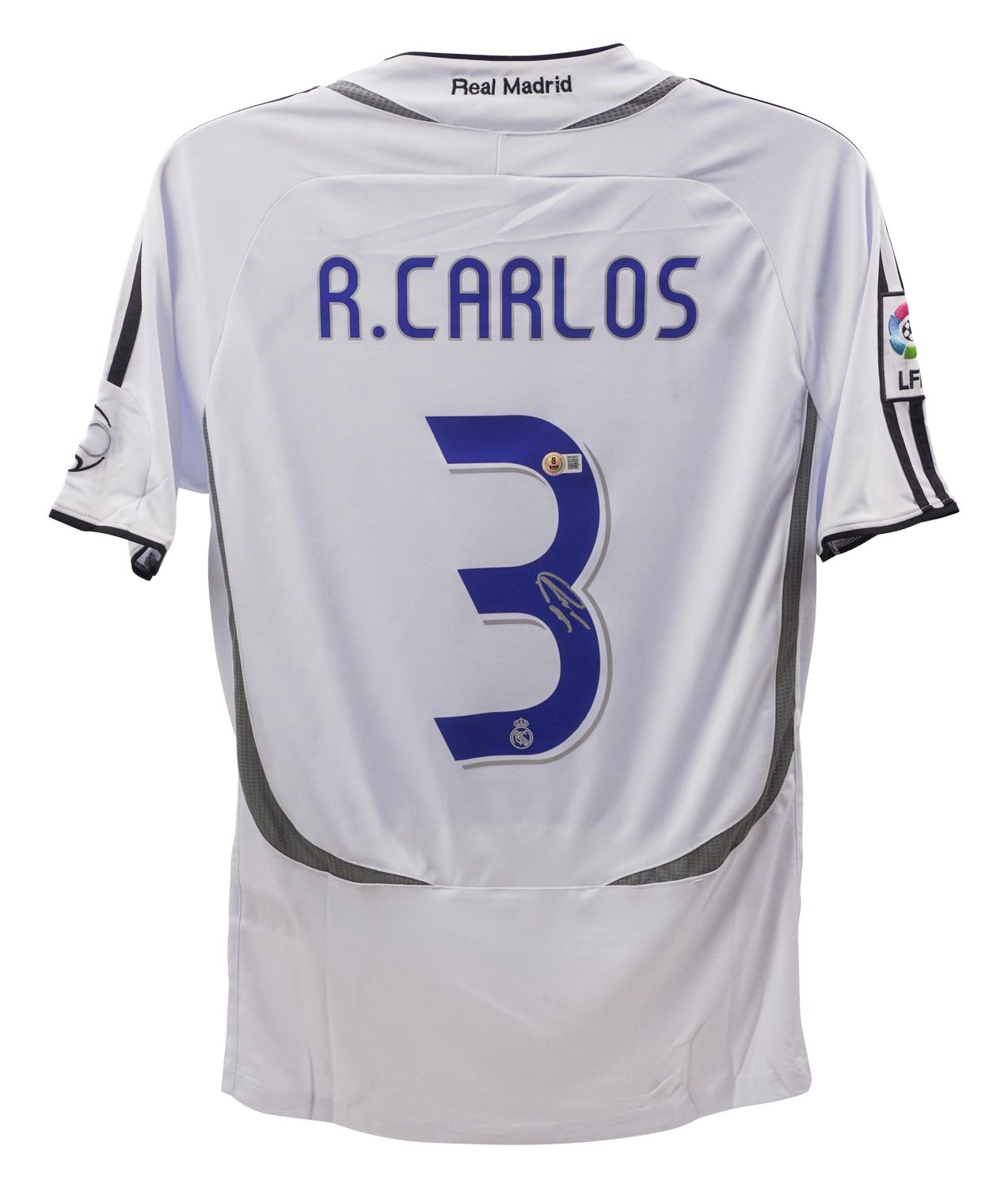 Jersey Roberto Carlos 3 Real Madrid 2001 2002 Autograph Jersey Real Madrid 01/02  Autographed Signed Real Madrid  Roberto Carlos Real Madrid Jersey Autographed Autograph 01-02