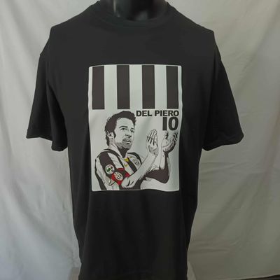 T Shirt Alessandro Del Piero Leggend Icon Bianconeri Stampa Printed Sublimation T Shirt Del Piero Alessandro Del Piero Juventus Bianconeri