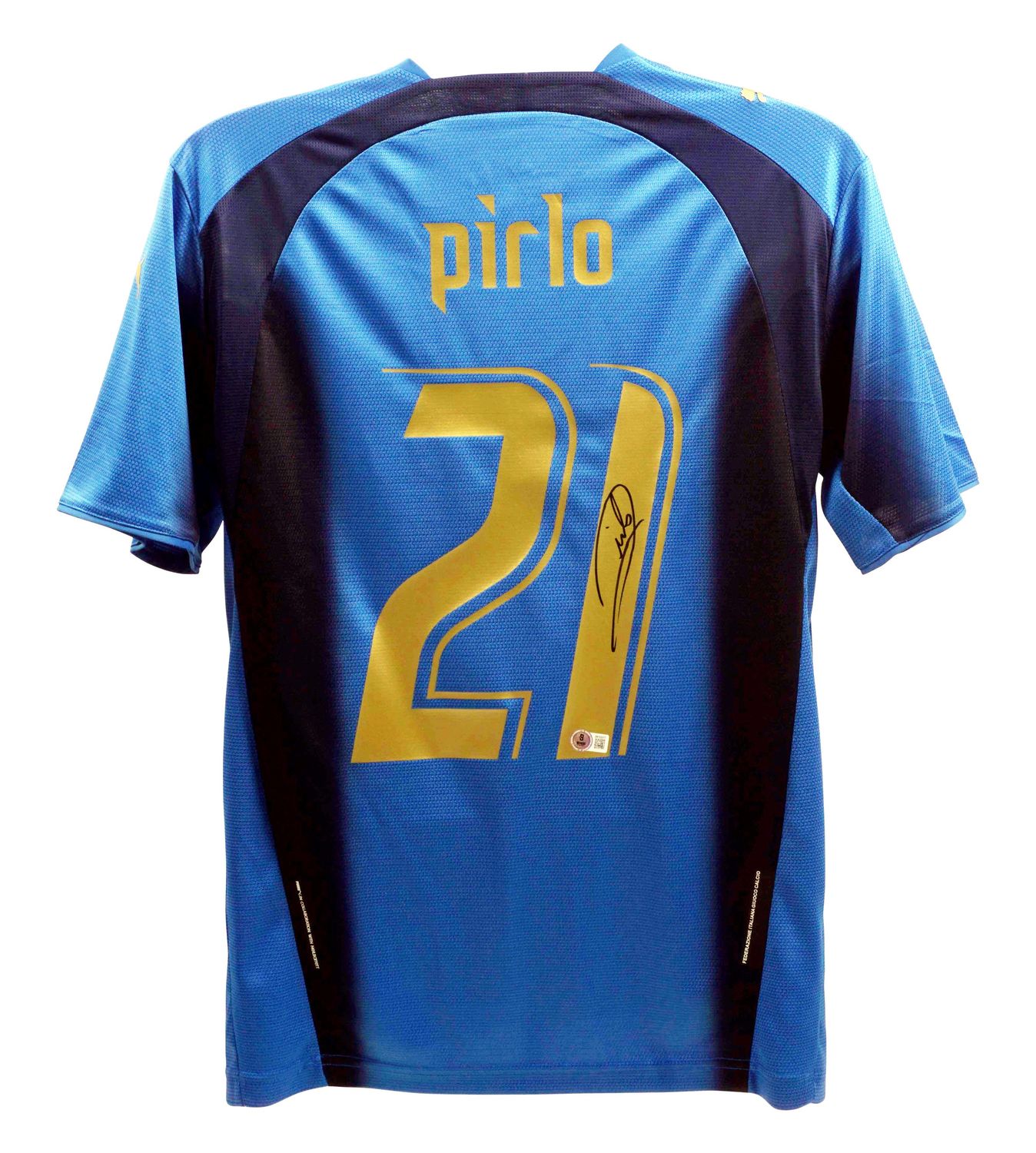 Jersey Andrea Pirlo 21 Italy World Cup 2006 Season Pirlo Autografata Jersey Signed 2006  Andrea Pirlo Italy JerseyItaly 2006  Pirlo 21 Juventus World Cup Germany 2006 Season PIRLO