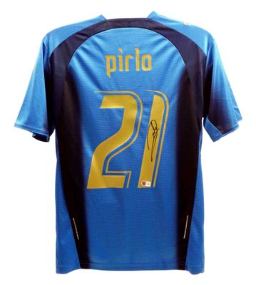 Jersey Andrea Pirlo 21 Italy World Cup 2006 Season Pirlo Autografata Jersey Signed 2006  Andrea Pirlo Italy JerseyItaly 2006  Pirlo 21 Juventus World Cup Germany 2006 Season PIRLO