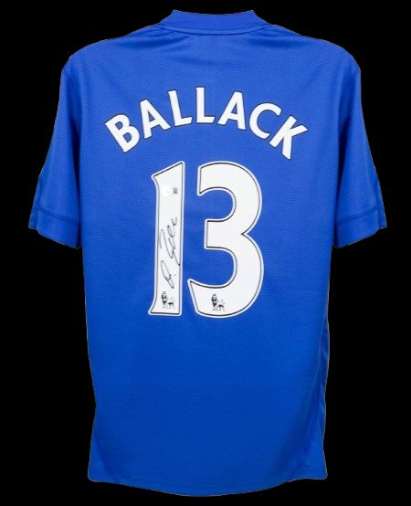Jersey  Michael Ballack Chelsea 2009 2010 BALLACK Autograph Jersey Signed 09/10  Ballack 2009 2010  Jersey Chelsea 2009 2010 Autograph Ballack