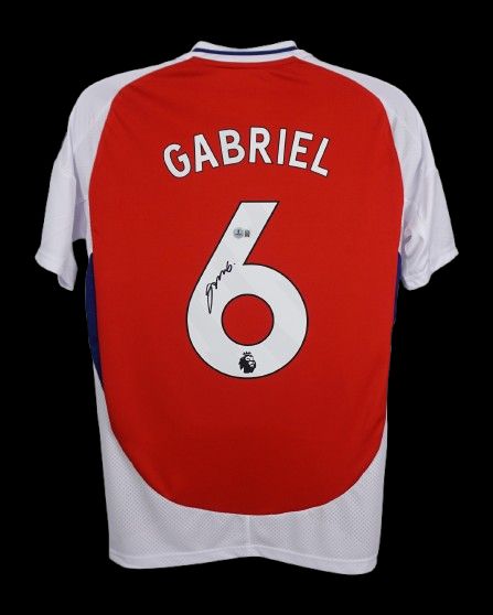 Jersey Original Gabriel 6 Arsenal 2024 2025 GABRIEL    Autograph Jersey Signed 24/25 GABRIEL  Jersey Arsenal GABRIEL  Arsenal 2024 2025 Season Gabriel 24/25