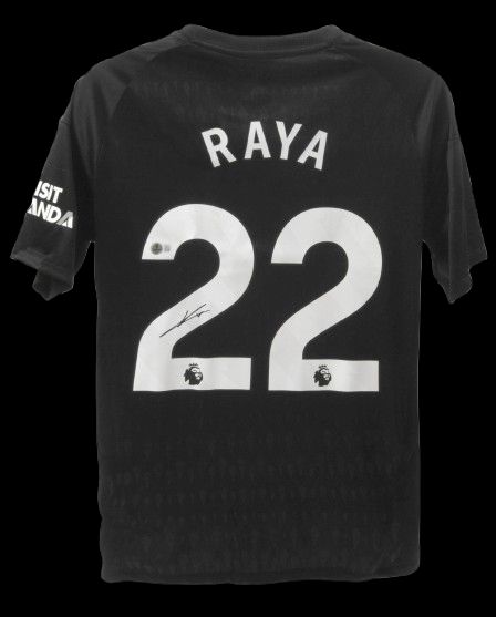 Jersey Original Raya David 22 Arsenal 2024 2025 RAYA  Autograph Jersey Signed 24/25 Raya Jersey Arsenal RAYA Arsenal 2024 2025 Season 12 Raya