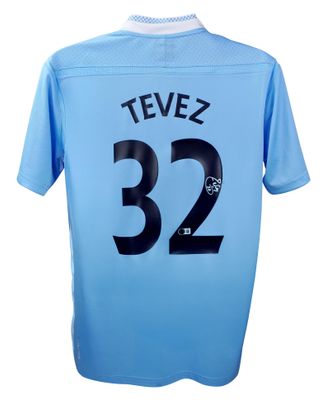 Jersey Carlos Tevez 32 Manchester City 2011 2012  Sign Autograph Jersey Signed 11/12 Man Utd  Tevez 32 TEVEZ Autograph 2011 2012