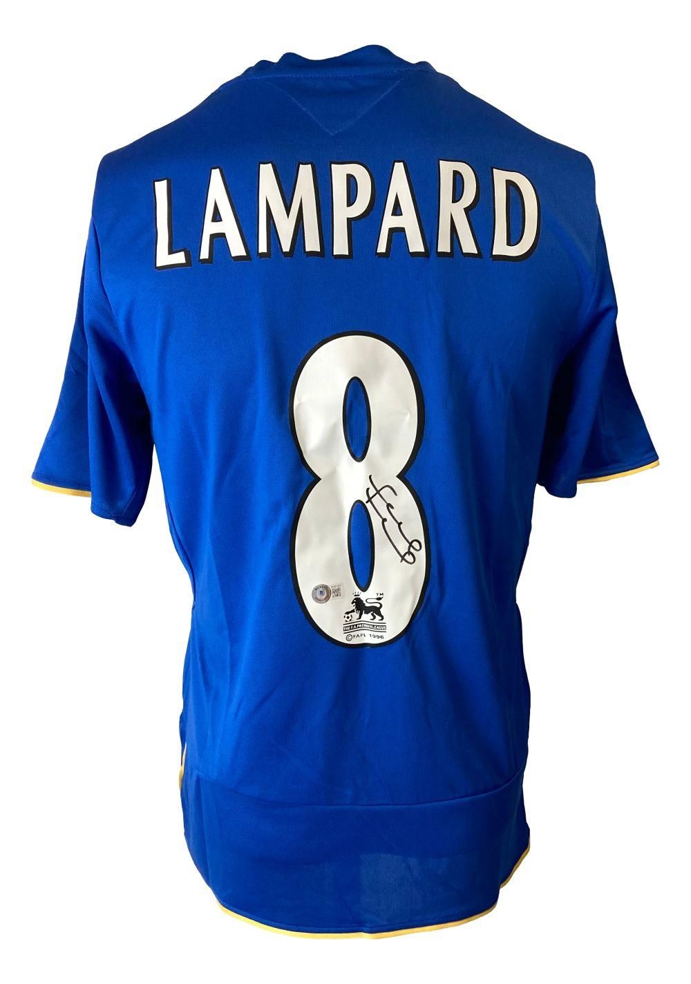 Lampard Chelsea 2005 2006  Jersey Signed Frank Lampard Autographed Autograph Lampard Beckett Autograph LAMPARD Chelsea Jersey Chelsea 05/06  Lampard 8